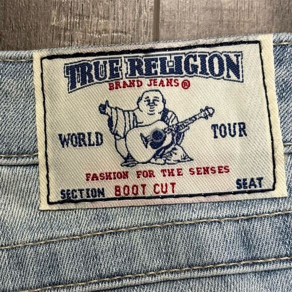 True Religion Women's‎ Bootcut Jeans Size 29 Blue Medium Wash Denim - Picture 4 of 9